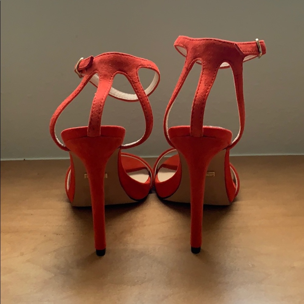 ❤❤ Topshop heels size 6 color orange - Picture 3 of 4